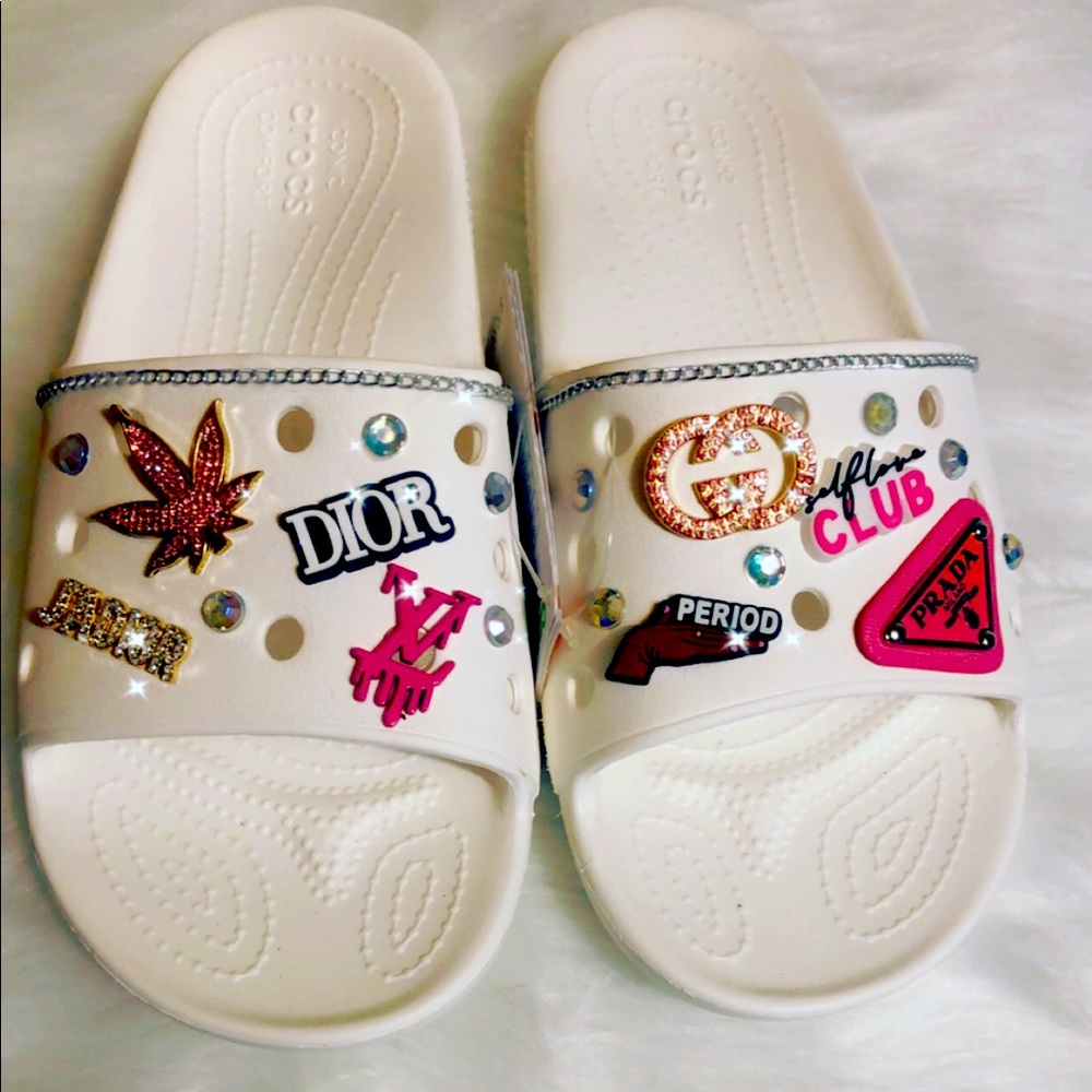Sold‼️Designer Crocs Slides